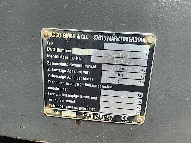 2002 fendt 924 vario vierwielaangedreven landbouwtractor - afbeelding 6 van  40