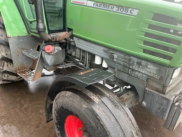 2002 fendt farmer 308 c tweewielaangedreven landbouwtractor - afbeelding 5 van  30