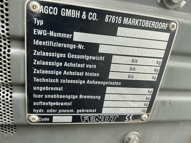 2002 fendt farmer 308 c tweewielaangedreven landbouwtractor - afbeelding 24 van  30