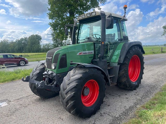 2002 fendt farmer 411 vario vierwielaangedreven landbouwtractor - afbeelding 9 van  34