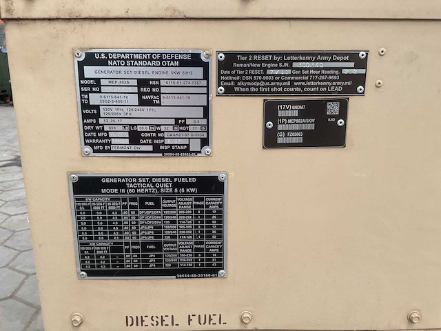 2002 fermont mep-802a stroomgenerator - afbeelding 6 van  15