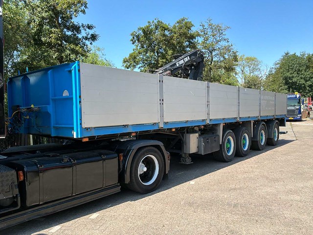 2002 floor flo-13-36h2yrycesrt oplegger met hiab 130r kraan - afbeelding 1 van  29