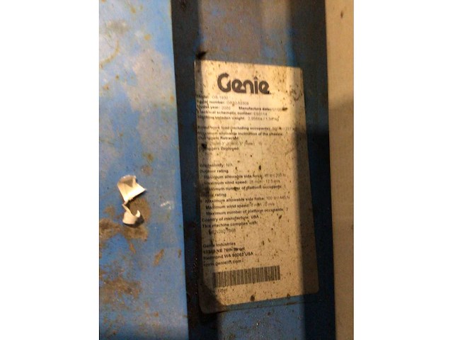 2002 genie gs 1930 hoogwerker - afbeelding 4 van  9