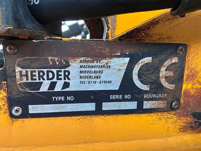 2002 herder msl 400 maaikorf “herderaansluiting” - afbeelding 6 van  10