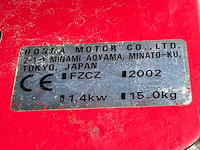 2002 honda fg200 grondfrees - afbeelding 9 van  9
