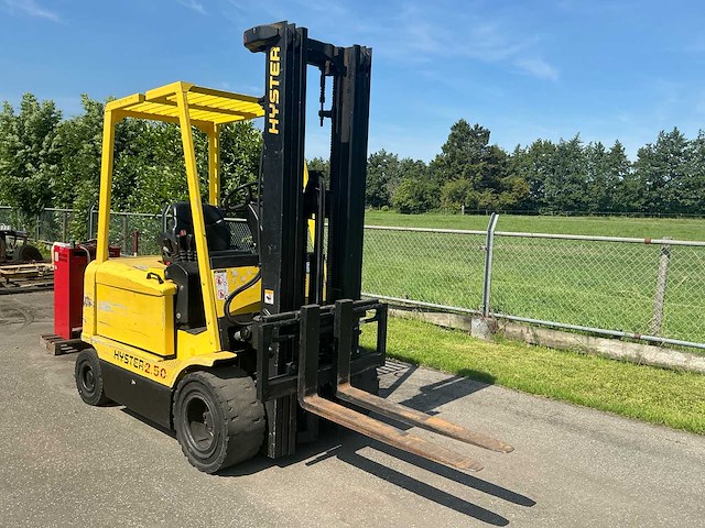 2002 hyster j2.50 xm-717 vorkheftruck - afbeelding 3 van  6