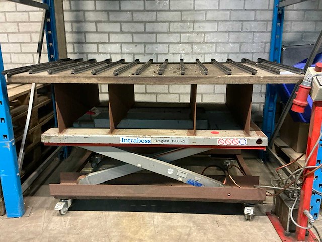 2002 intraboss fe 1200 elektrische schaarheftafel - afbeelding 2 van  8