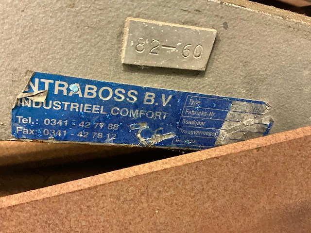 2002 intraboss fe 1200 elektrische schaarheftafel - afbeelding 7 van  8