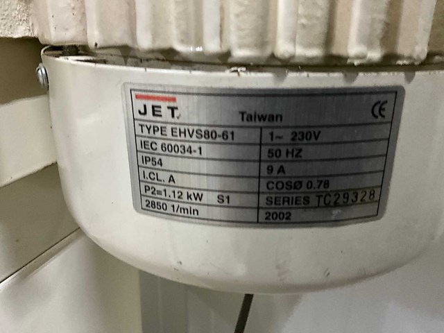 2002 jet ehvs-80cs bandschuurmachine - afbeelding 7 van  9