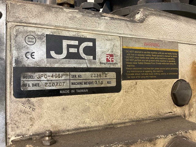 2002 jfc 46sf kolomboormachine - afbeelding 2 van  22