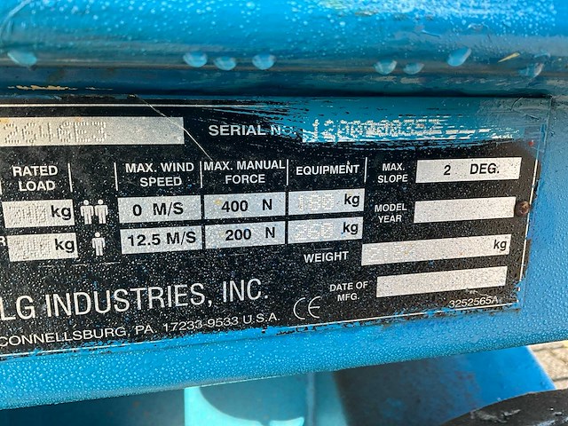 2002 jlg 2646e3 hoogwerker - afbeelding 4 van  12