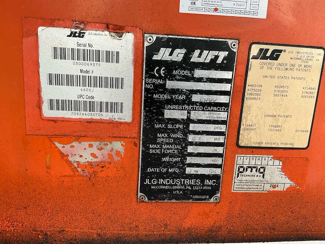 2002 jlg lift 460sj hoogwerker - afbeelding 19 van  36