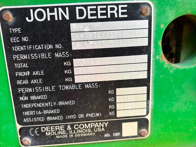 2002 john deere 6820 - afbeelding 33 van  39