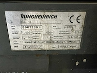 2002 jungheinrich ejc14 stapelaar - afbeelding 9 van  9