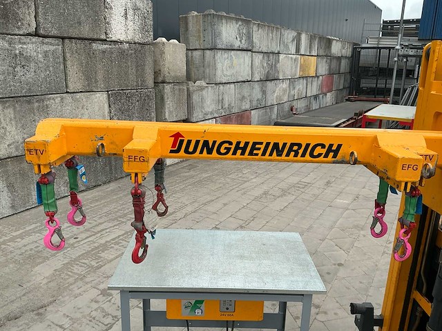 2002 jungheinrich ejc16 stapelaar / machineheffer - afbeelding 6 van  12
