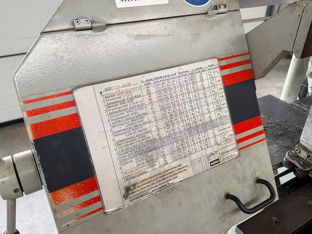2002 klaeger hbs 275 g metalen horizontale bandzaagmachine - afbeelding 6 van  10