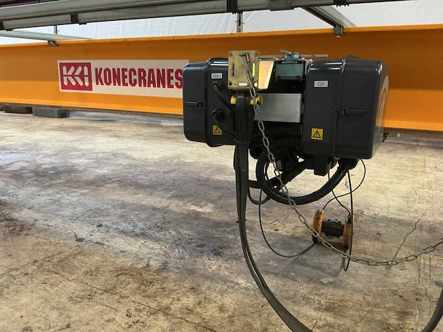 2002 konecranes 2.000 kg x 14,88 m bovenloopkraan - afbeelding 2 van  18
