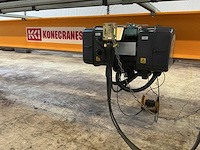 2002 konecranes 2.000 kg x 14,88 m bovenloopkraan - afbeelding 2 van  18