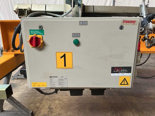 2002 konecranes 2.000 kg x 14,88 m bovenloopkraan - afbeelding 3 van  18