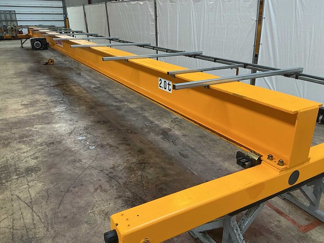 2002 konecranes 2.000 kg x 14,88 m bovenloopkraan - afbeelding 9 van  18