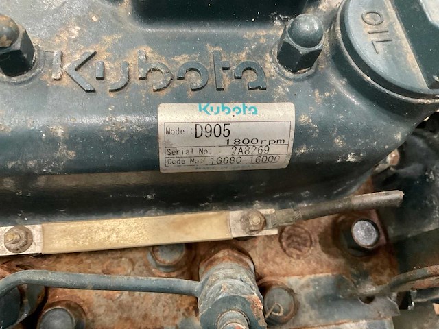 2002 kubota d905 dieselmotor - afbeelding 6 van  9