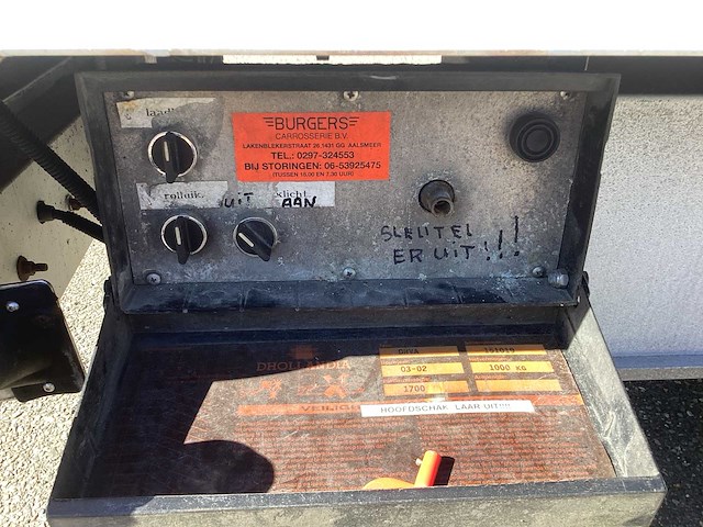 2002 kuiper oplegger be oplegger 7.3 ton - afbeelding 4 van  14