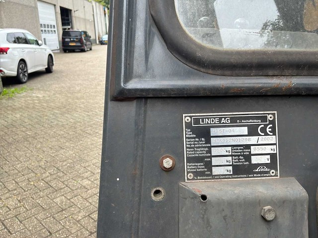 2002 linde h45t-04 vorkheftruck - afbeelding 25 van  25