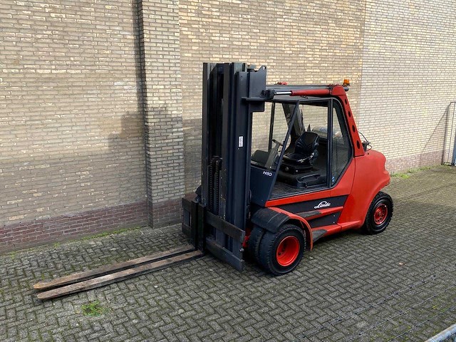 2002 linde h80t vorkheftruck - afbeelding 1 van  36
