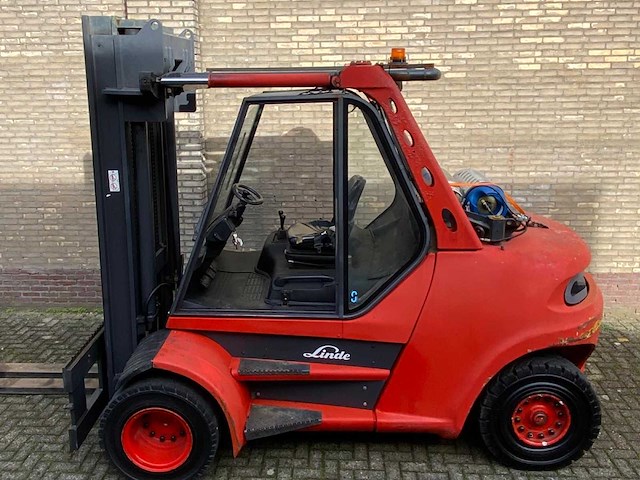 2002 linde h80t vorkheftruck - afbeelding 1 van  4