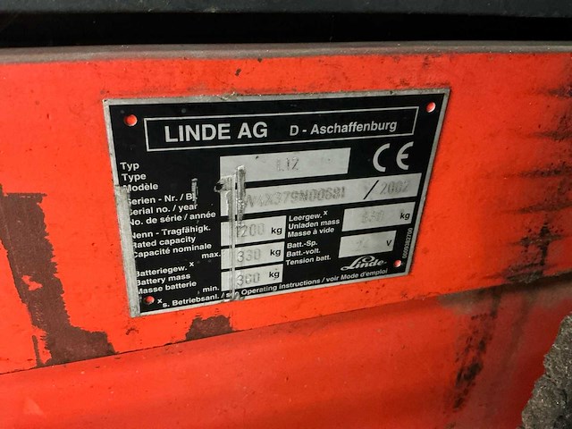 2002 linde l12 stapelaar - afbeelding 2 van  8