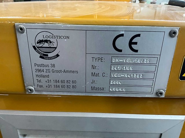 2002 logisricon dm-vex-10125 demiwater installatie - afbeelding 5 van  5