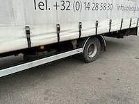 2002 man le 220 c 12.225 llc 4x2 schuifzeilwagen – dhollandia laadklep - afbeelding 15 van  15