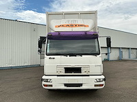 2002 man le 220 c 12.225 llc 4x2 schuifzeilwagen – dhollandia laadklep - afbeelding 30 van  35