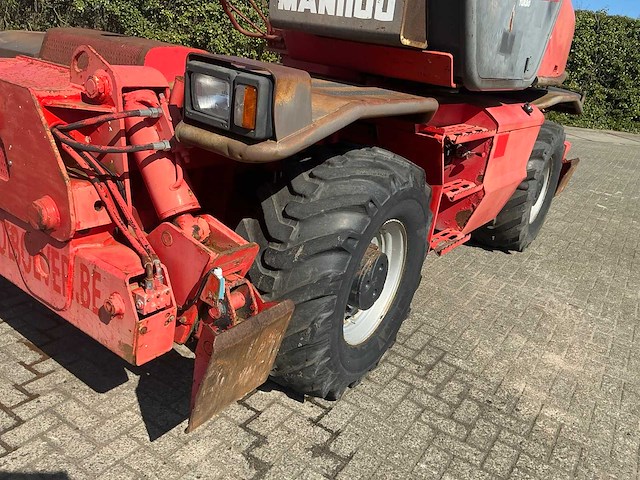 2002 manitou mrt 2145 roterende verreiker 21 meter met remote - afbeelding 6 van  18