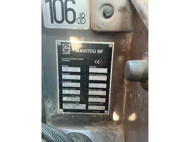 2002 manitou mt1337 2-e sl turbo 4x4x4 verreiker - afbeelding 27 van  36