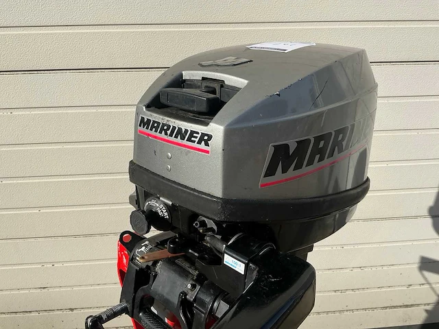 2002 mariner 15pk buitenboordmotor kortstaart - afbeelding 4 van  6