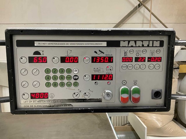 2002 martin t 73 automatic formaatcirkelzaagmachine - afbeelding 5 van  8