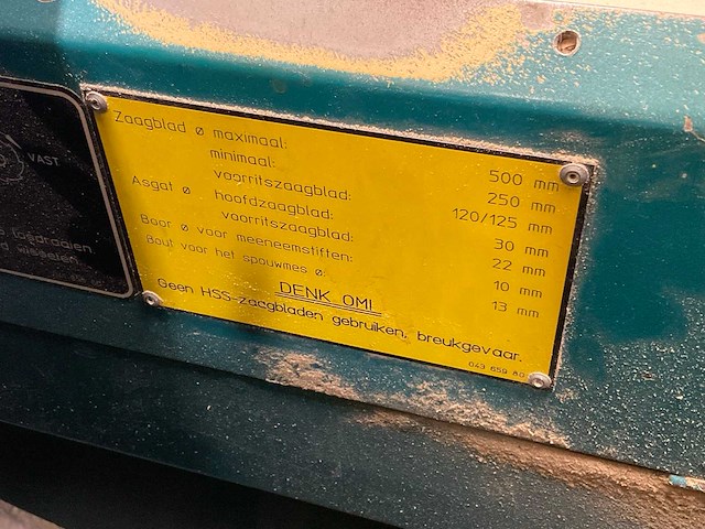 2002 martin t 73 automatic formaatcirkelzaagmachine - afbeelding 7 van  8
