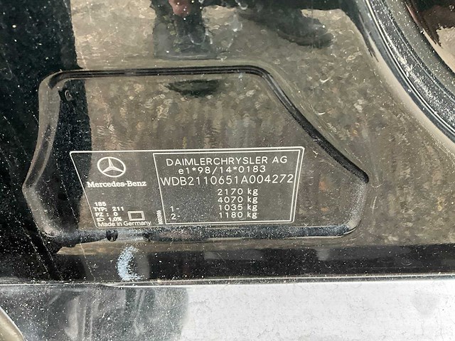 2002 mercedes-benz e-klasse 3.2 personenauto 36-jg-jg - afbeelding 31 van  37