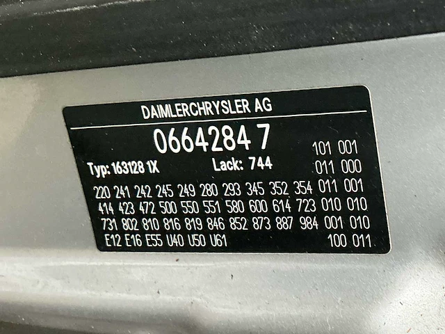 2002 mercedes-benz ml 400 cdi biturbo - afbeelding 29 van  43