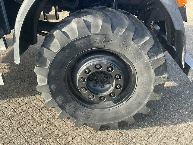 2002 mercedes-benz unimog u2150l met palfinger pk 9501 kraan en hoogwerkerbak - afbeelding 30 van  69