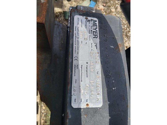 2002 meyer 3 12204k machineklem - afbeelding 2 van  3