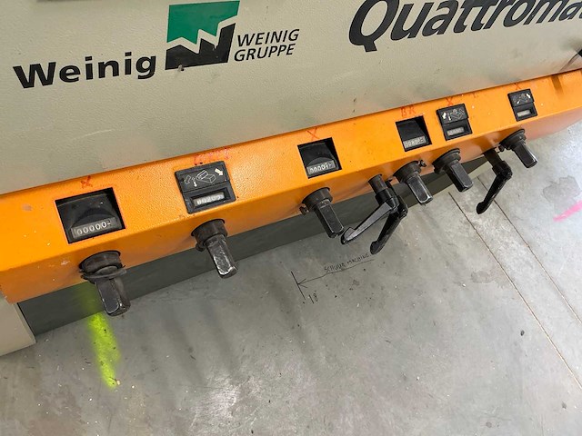 2002 michael weinig ag q 23 p vierzijdige profileer- en schaafmachine - afbeelding 10 van  26
