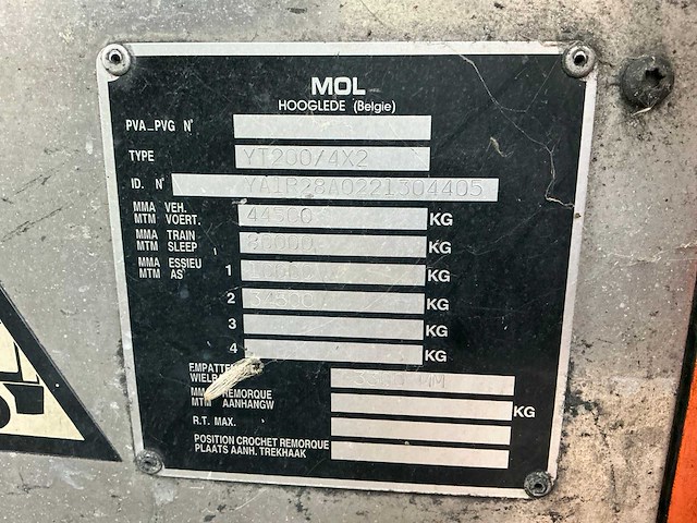 2002 mol yt200 terminal trekker - afbeelding 8 van  21
