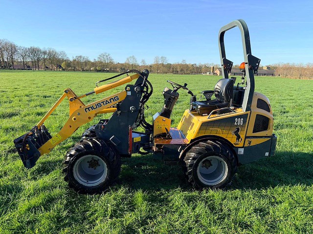 2002 mustang 206 shovel minishovel - afbeelding 12 van  13