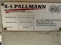 2002 pallmann ipsg500x750f2-05 granuleermachine - afbeelding 2 van  9