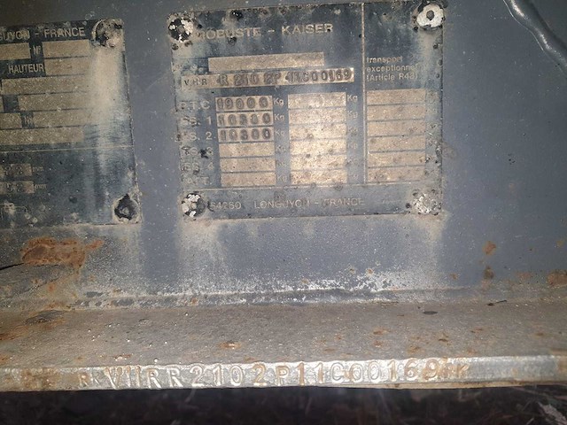 2002 robuste kaiser r2102p aanhangwagen - afbeelding 7 van  7