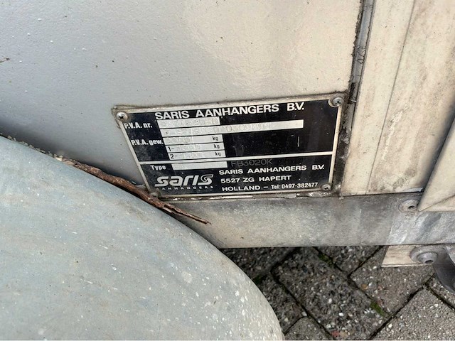 2002 saris fk aanhangwagen - afbeelding 32 van  41