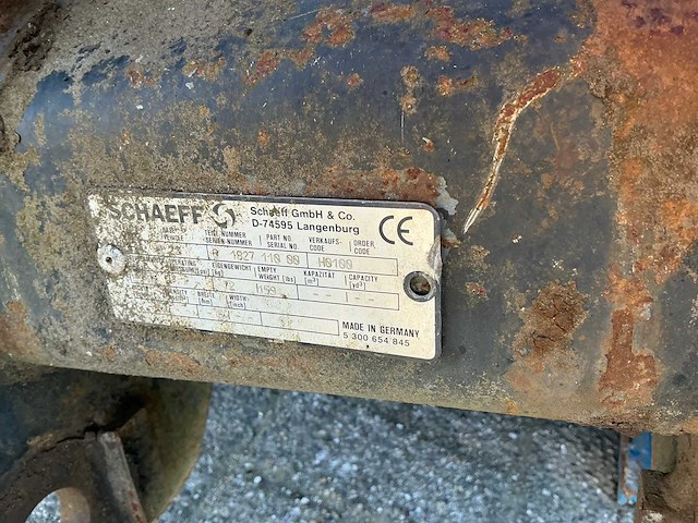 2002 schaeff hml-22 knickmatic banden graafmachine 4x4x4 - afbeelding 5 van  13