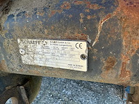 2002 schaeff hml-22 knickmatic banden graafmachine 4x4x4 - afbeelding 5 van  13